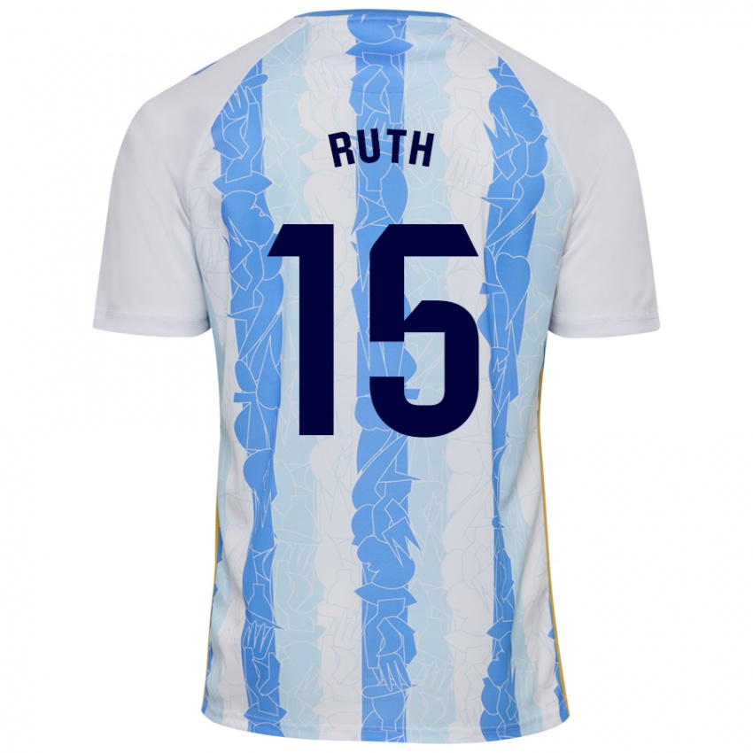 Bambino Maglia Ruth #15 Bianco Blu Kit Gara Home 2024/25 Maglietta