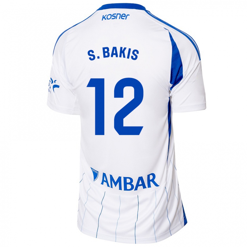 Bambino Maglia Sinan Bakış #12 Rosso Bianco Kit Gara Home 2024/25 Maglietta