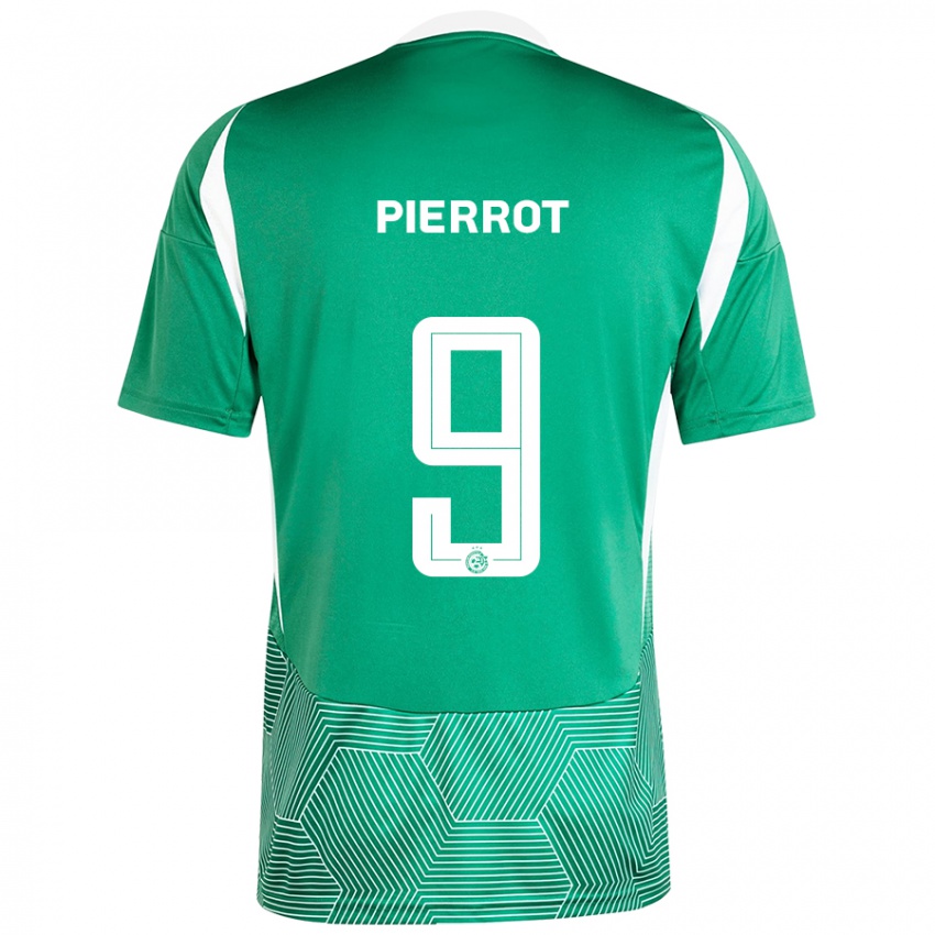 Bambino Maglia Frantzdy Pierrot #9 Verde Bianco Kit Gara Home 2024/25 Maglietta