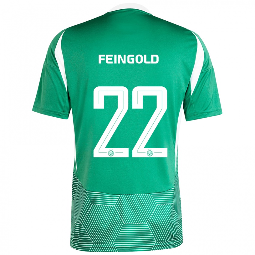 Bambino Maglia Ilay Feingold #22 Verde Bianco Kit Gara Home 2024/25 Maglietta