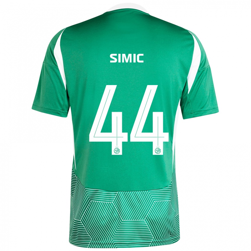 Bambino Maglia Lorenco Simic #44 Verde Bianco Kit Gara Home 2024/25 Maglietta