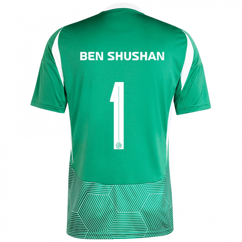 Bambino Maglia Ori Ben Shushan #1 Verde Bianco Kit Gara Home 2024/25 Maglietta