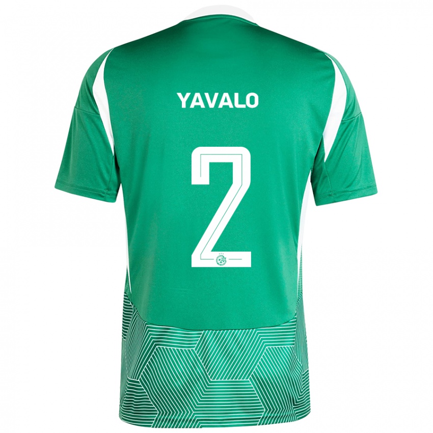 Bambino Maglia Gatachao Yavalo #2 Verde Bianco Kit Gara Home 2024/25 Maglietta