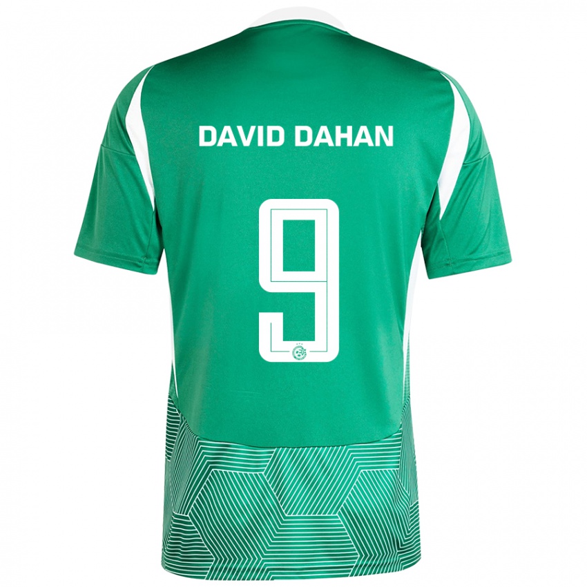 Bambino Maglia Omer David Dahan #9 Verde Bianco Kit Gara Home 2024/25 Maglietta