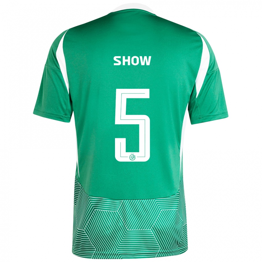 Bambino Maglia Show #5 Verde Bianco Kit Gara Home 2024/25 Maglietta