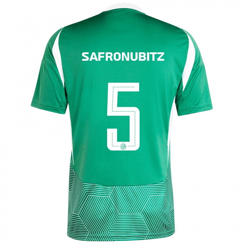 Bambino Maglia Dan Safronubitz #5 Verde Bianco Kit Gara Home 2024/25 Maglietta