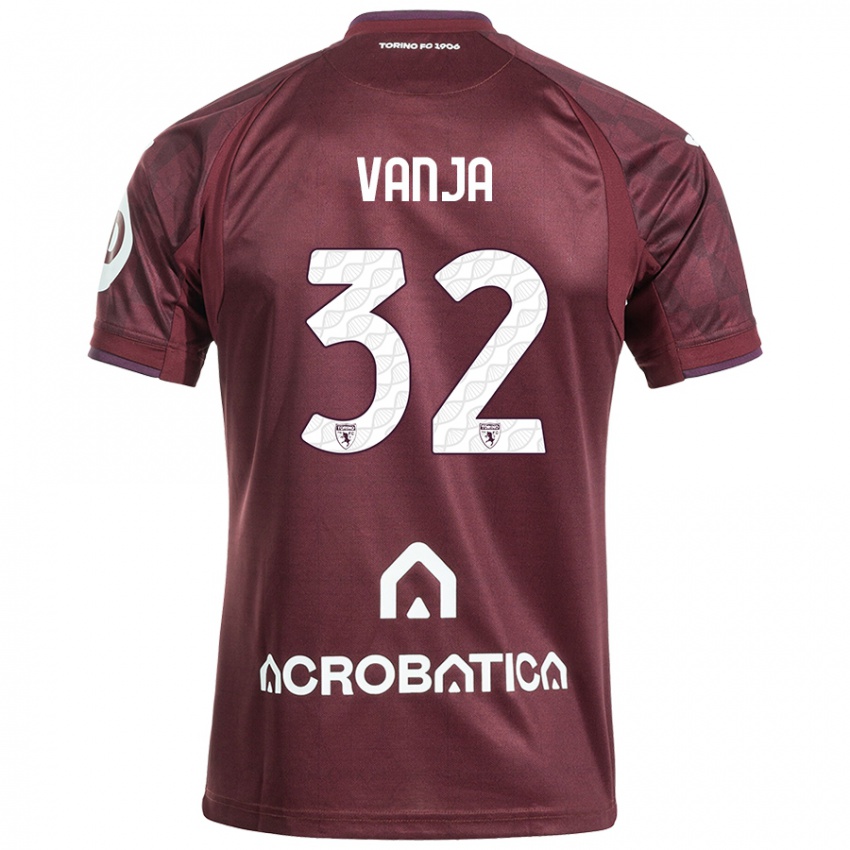 Bambino Maglia Vanja Milinković-Savić #32 Marrone Bianco Kit Gara Home 2024/25 Maglietta