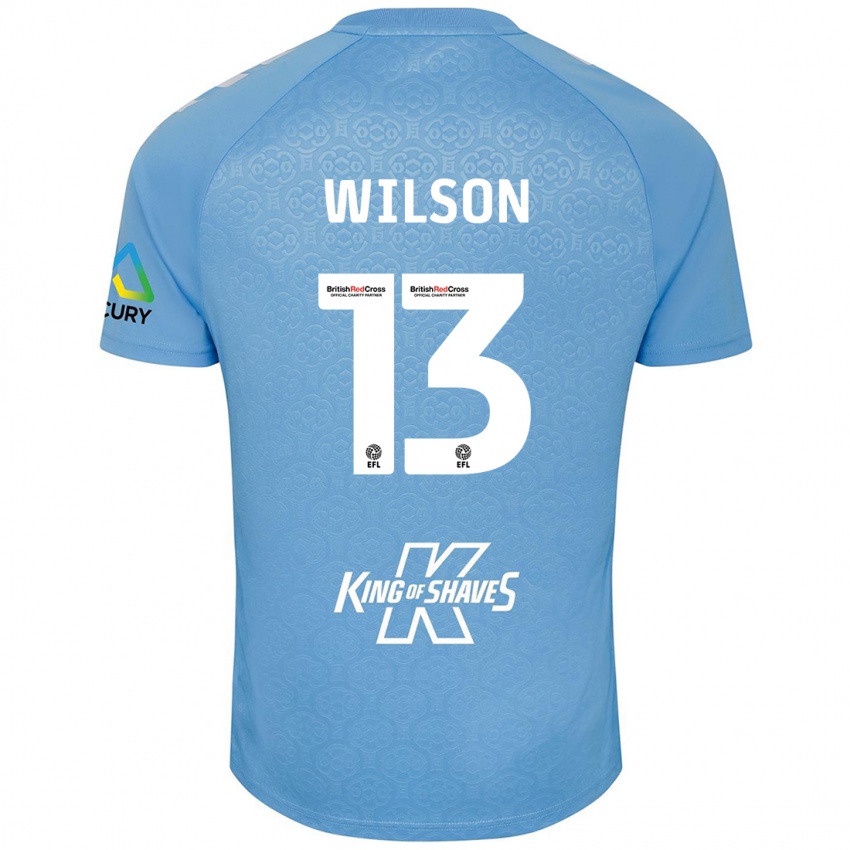 Bambino Maglia Ben Wilson #13 Blu Bianco Kit Gara Home 2024/25 Maglietta