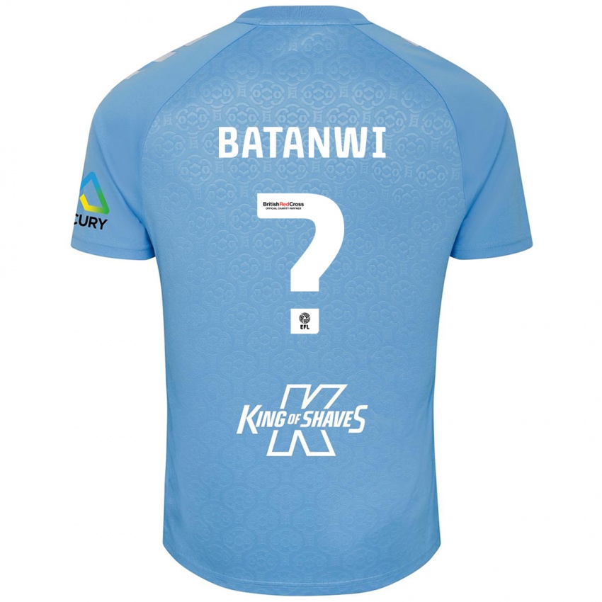 Bambino Maglia Tristen Batanwi #0 Blu Bianco Kit Gara Home 2024/25 Maglietta