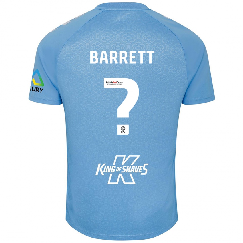 Bambino Maglia Marlow Barrett #0 Blu Bianco Kit Gara Home 2024/25 Maglietta