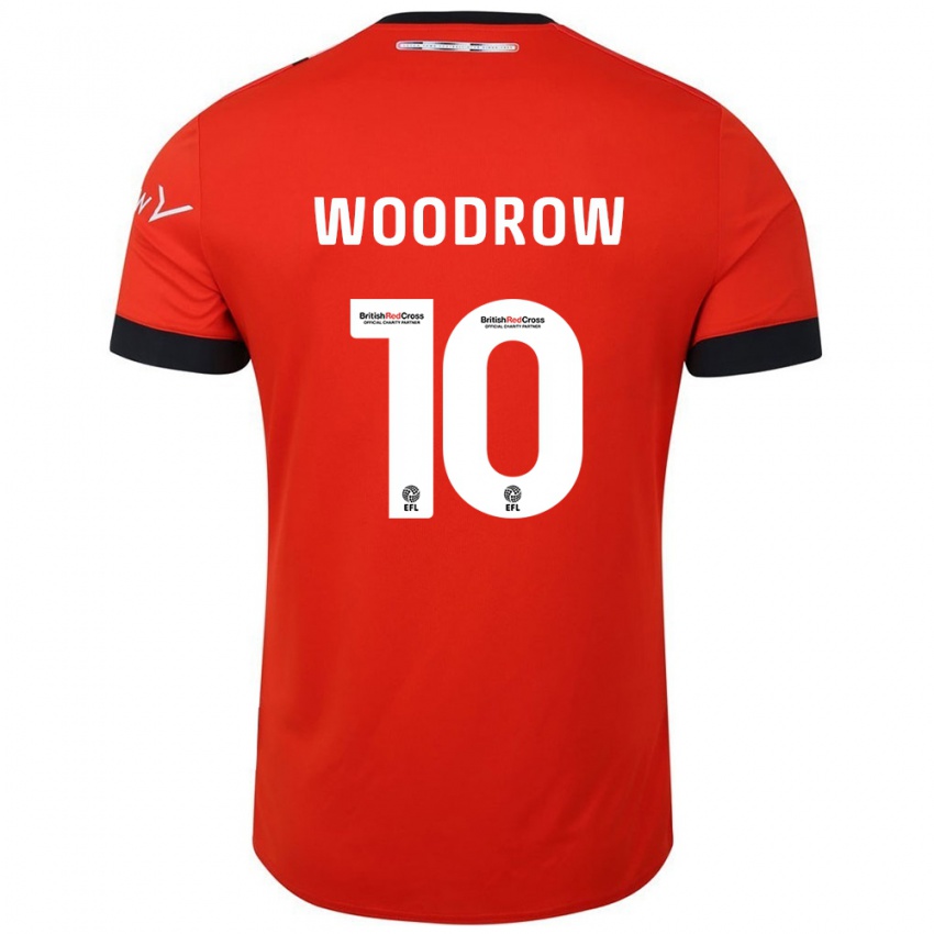 Bambino Maglia Cauley Woodrow #10 Arancione Nero Kit Gara Home 2024/25 Maglietta