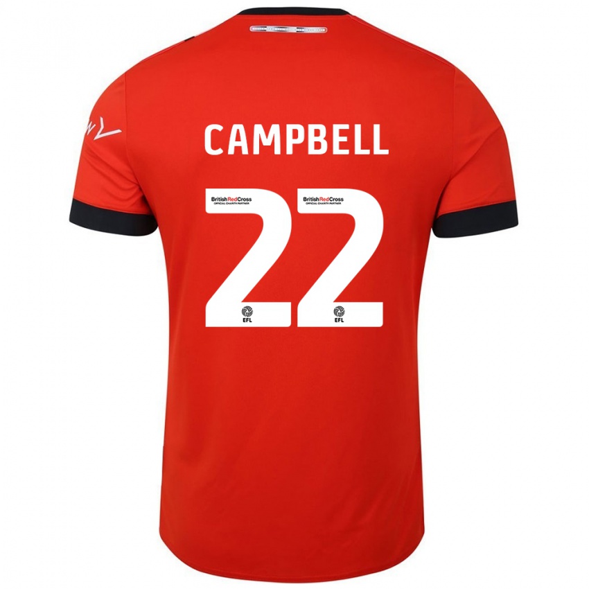 Bambino Maglia Allan Campbell #22 Arancione Nero Kit Gara Home 2024/25 Maglietta