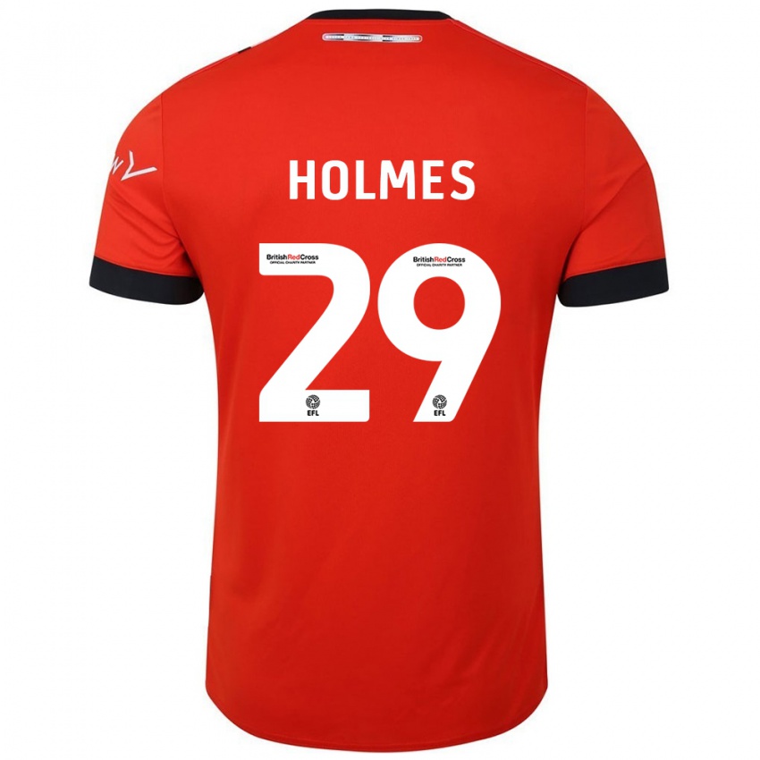 Bambino Maglia Tom Holmes #29 Arancione Nero Kit Gara Home 2024/25 Maglietta