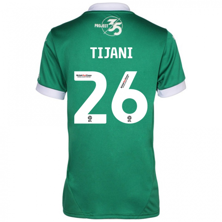 Bambino Maglia Muhamed Tijani #26 Verde Bianco Kit Gara Home 2024/25 Maglietta