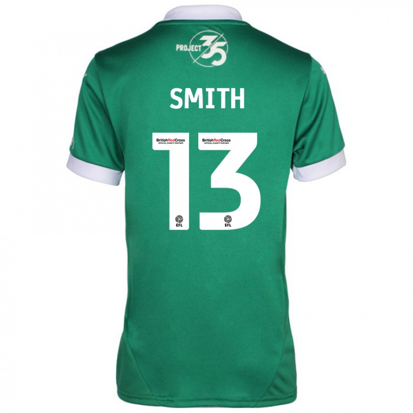 Bambino Maglia Grace Smith #13 Verde Bianco Kit Gara Home 2024/25 Maglietta