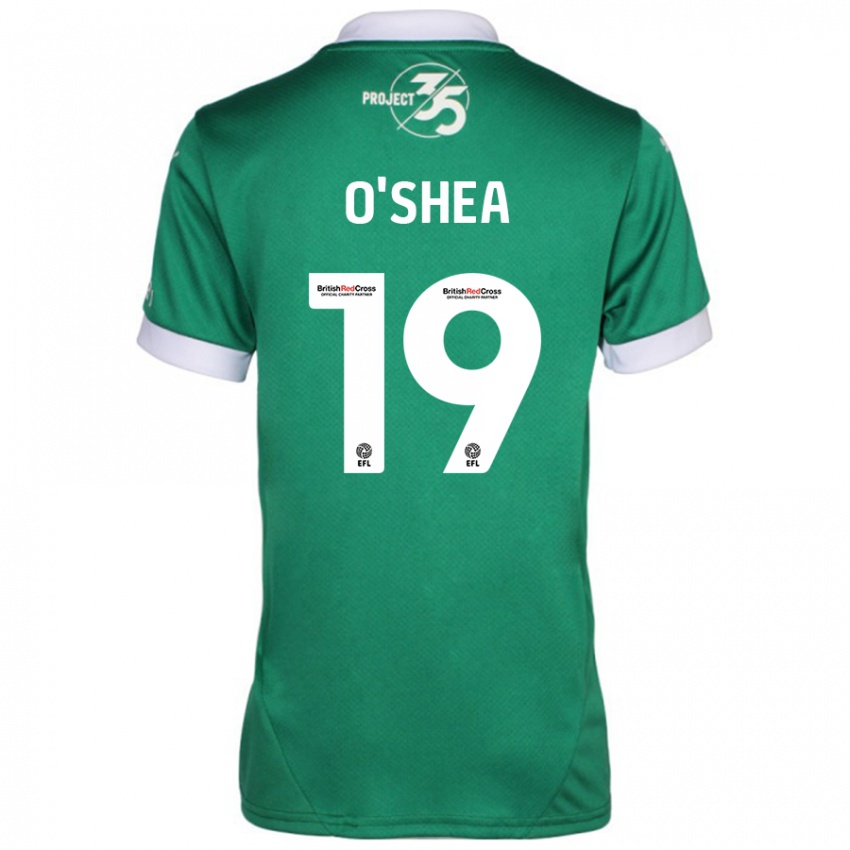 Bambino Maglia Erin O'shea #19 Verde Bianco Kit Gara Home 2024/25 Maglietta