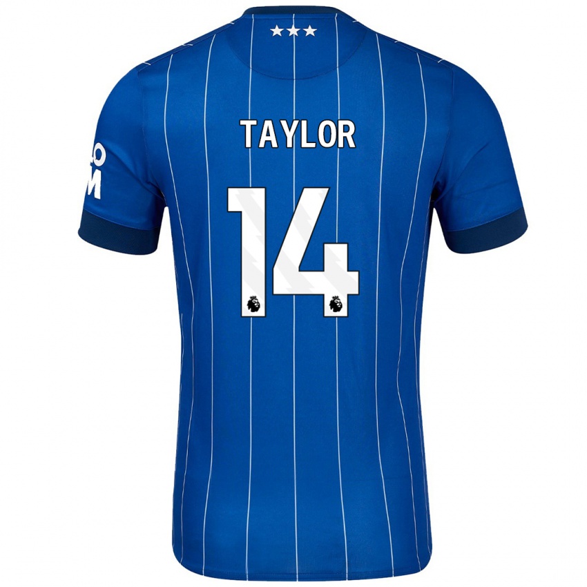 Bambino Maglia Jack Taylor #14 Blu Navy Kit Gara Home 2024/25 Maglietta