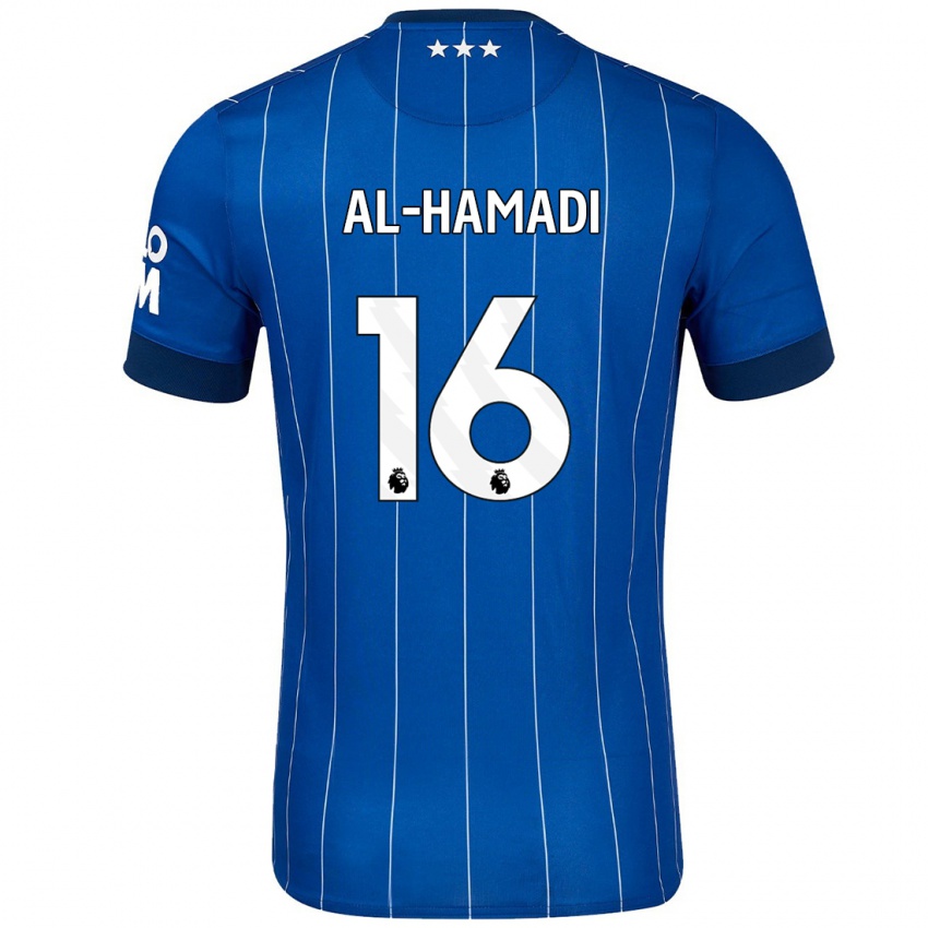 Bambino Maglia Ali Al-Hamadi #16 Blu Navy Kit Gara Home 2024/25 Maglietta