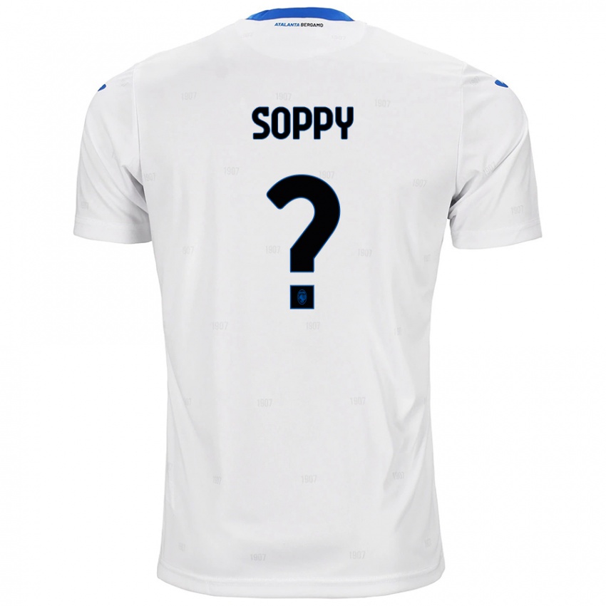 Bambino Maglia Brandon Soppy #0 Bianco Kit Gara Away 2024/25 Maglietta