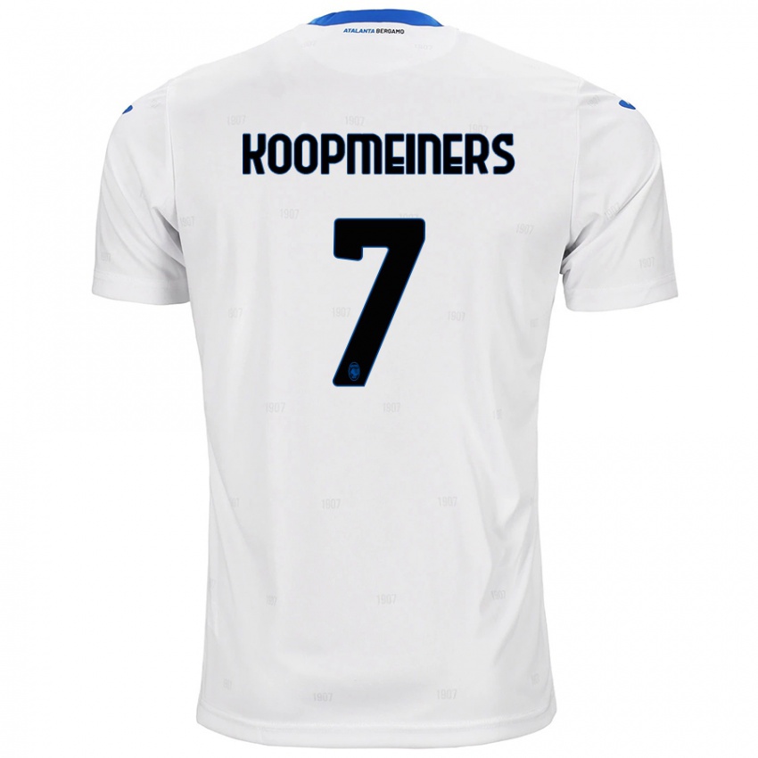 Bambino Maglia Teun Koopmeiners #7 Bianco Kit Gara Away 2024/25 Maglietta