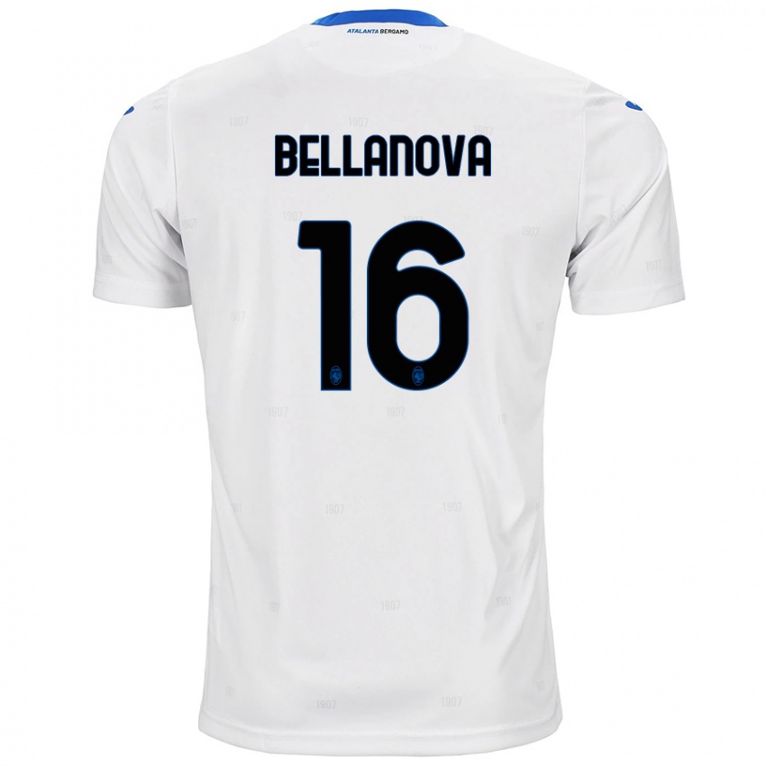 Bambino Maglia Raoul Bellanova #16 Bianco Kit Gara Away 2024/25 Maglietta