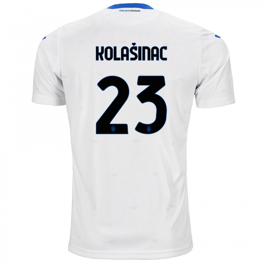 Bambino Maglia Sead Kolasinac #23 Bianco Kit Gara Away 2024/25 Maglietta