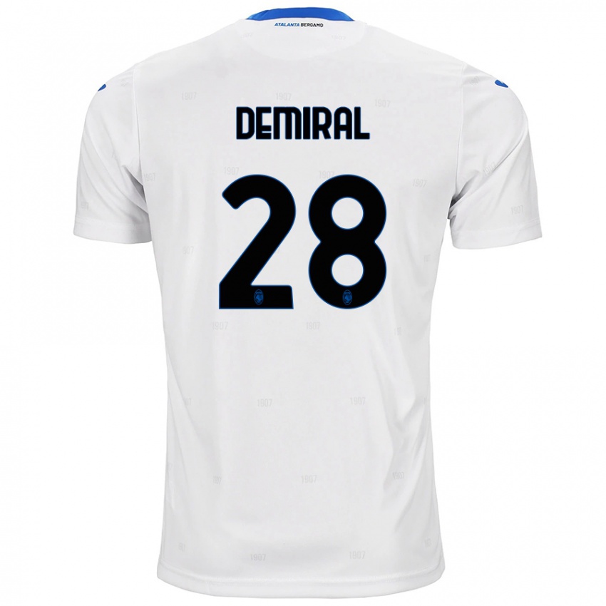 Bambino Maglia Merih Demiral #28 Bianco Kit Gara Away 2024/25 Maglietta