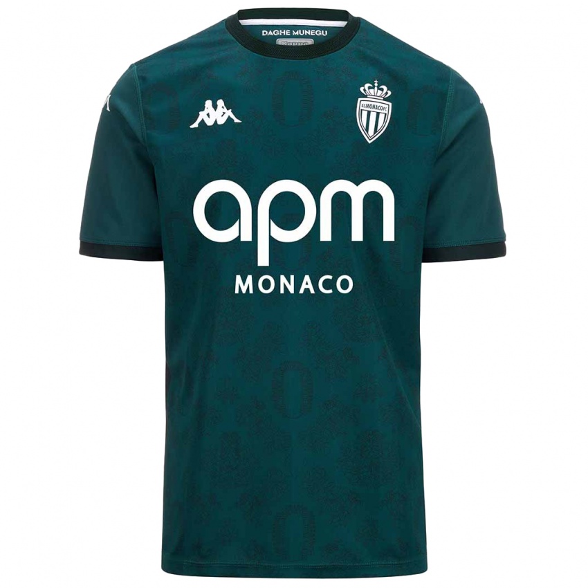 Bambino Maglia Il Tuo Nome #0 Verde Scuro Kit Gara Away 2024/25 Maglietta