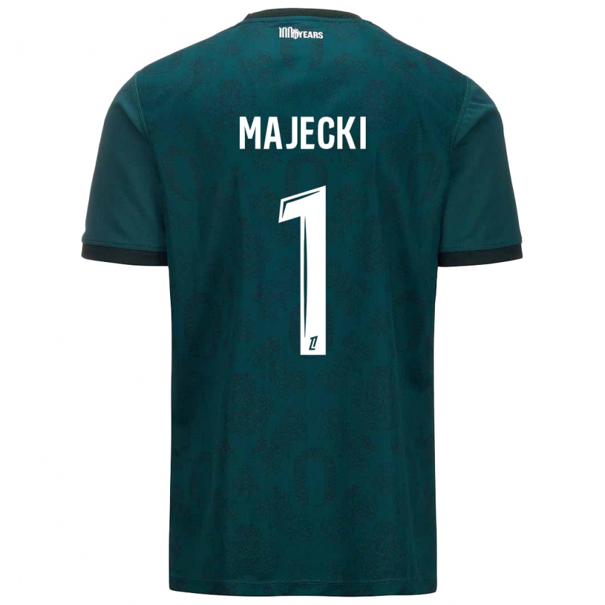 Bambino Maglia Radoslaw Majecki #1 Verde Scuro Kit Gara Away 2024/25 Maglietta