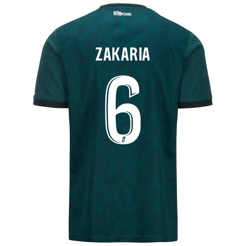 Bambino Maglia Denis Zakaria #6 Verde Scuro Kit Gara Away 2024/25 Maglietta