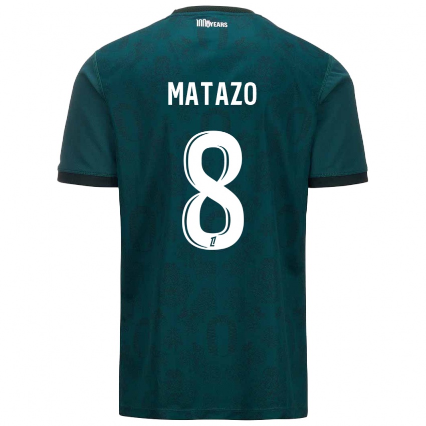 Bambino Maglia Eliot Matazo #8 Verde Scuro Kit Gara Away 2024/25 Maglietta