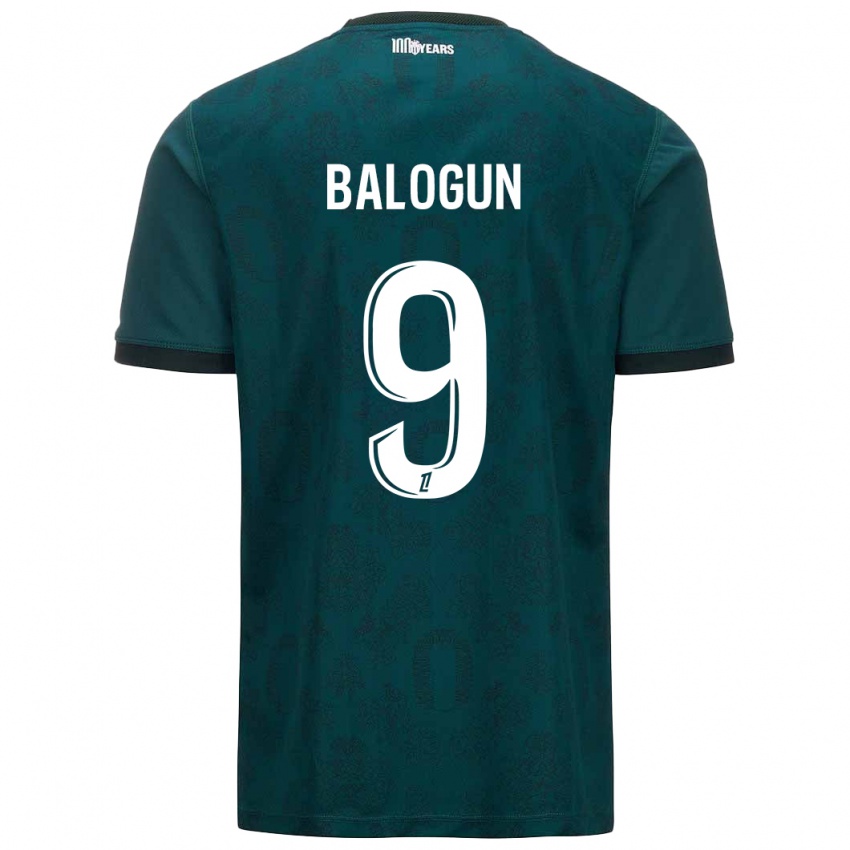 Bambino Maglia Folarin Balogun #9 Verde Scuro Kit Gara Away 2024/25 Maglietta