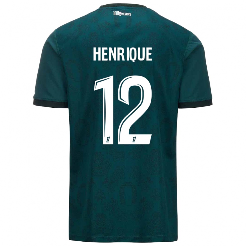 Bambino Maglia Caio Henrique #12 Verde Scuro Kit Gara Away 2024/25 Maglietta