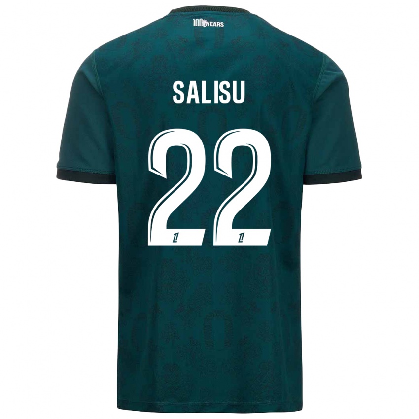 Bambino Maglia Mohammed Salisu #22 Verde Scuro Kit Gara Away 2024/25 Maglietta