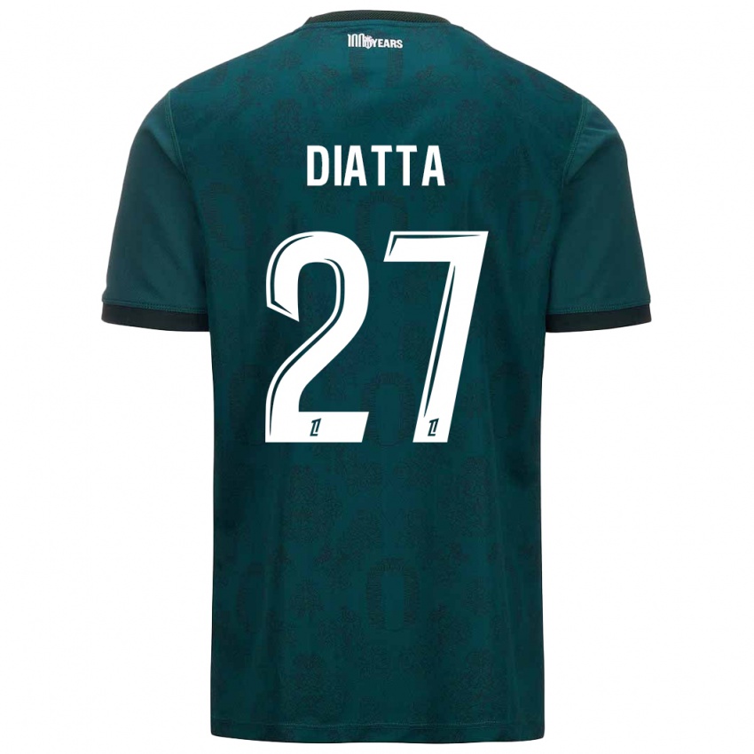 Bambino Maglia Krépin Diatta #27 Verde Scuro Kit Gara Away 2024/25 Maglietta