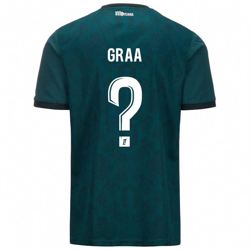 Bambino Maglia Mohamed Graa #0 Verde Scuro Kit Gara Away 2024/25 Maglietta