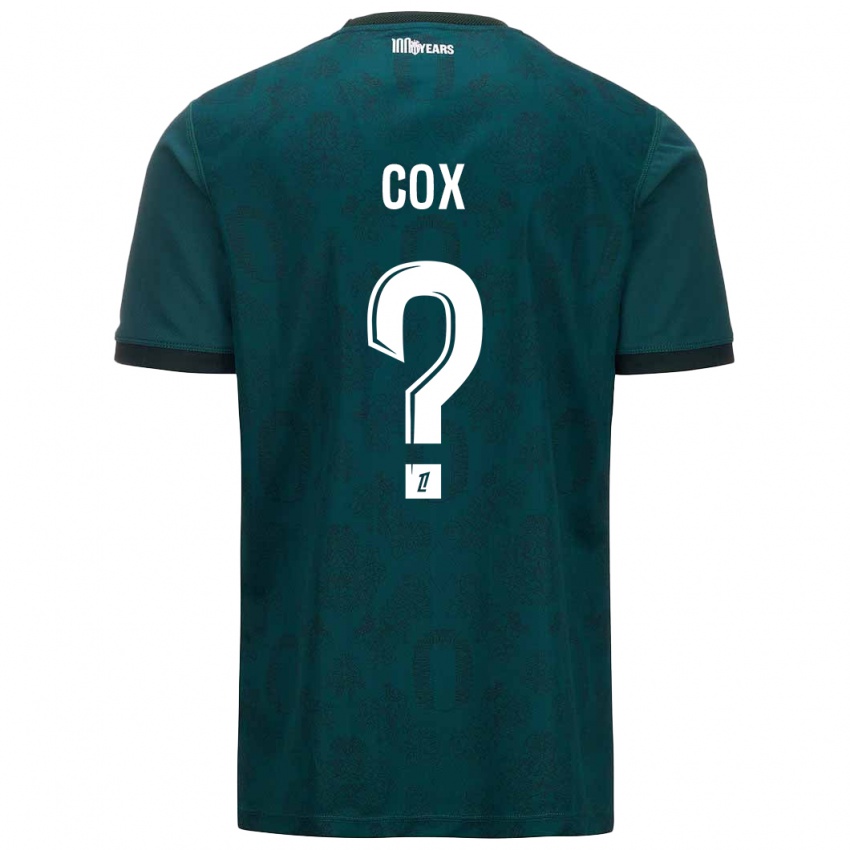 Bambino Maglia Matthew Cox #0 Verde Scuro Kit Gara Away 2024/25 Maglietta