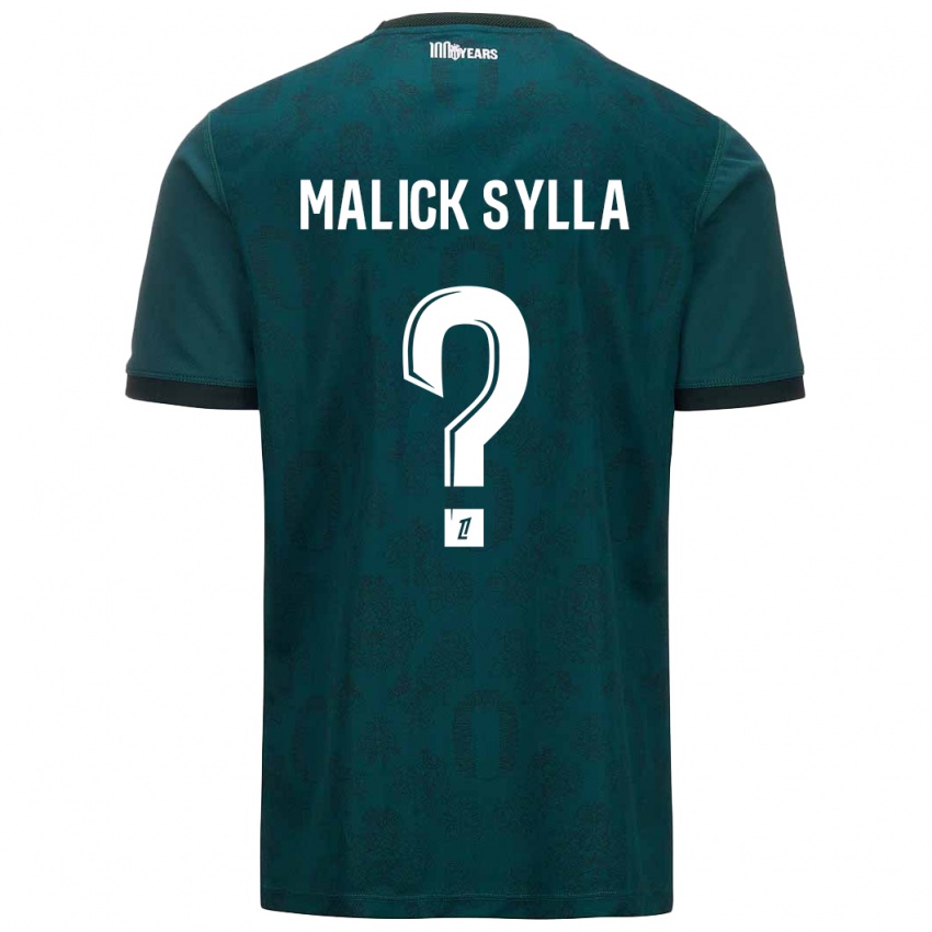 Bambino Maglia Malick Sylla #0 Verde Scuro Kit Gara Away 2024/25 Maglietta