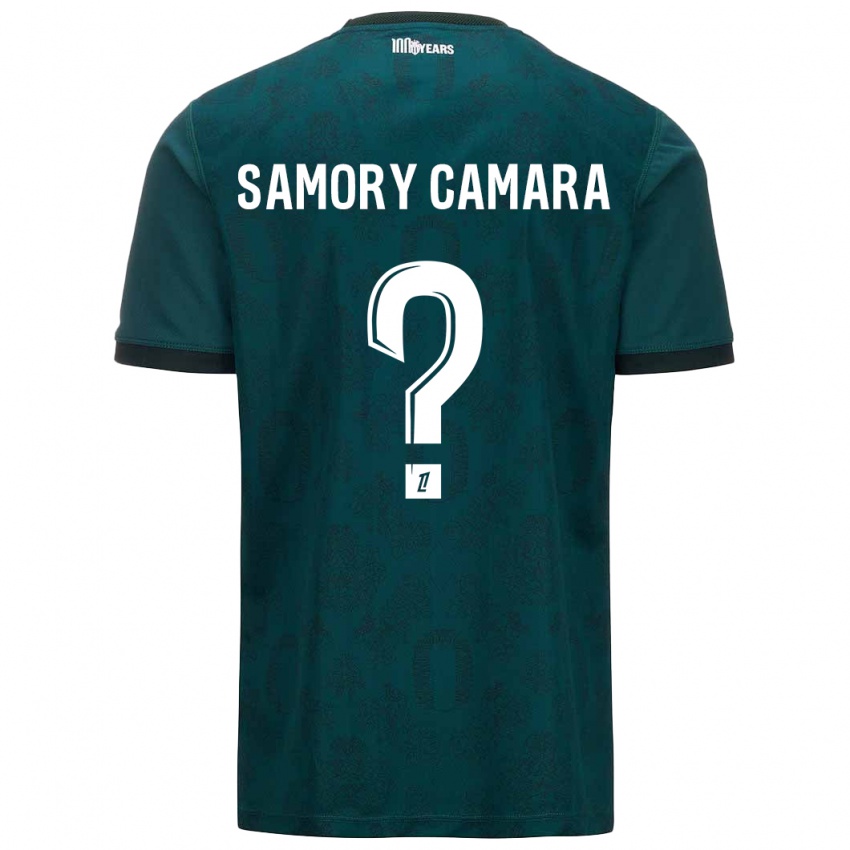 Bambino Maglia Verges Samory Camara #0 Verde Scuro Kit Gara Away 2024/25 Maglietta