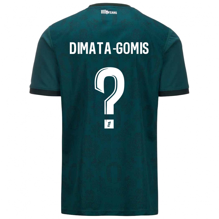 Bambino Maglia Kamron Dimata-Gomis #0 Verde Scuro Kit Gara Away 2024/25 Maglietta