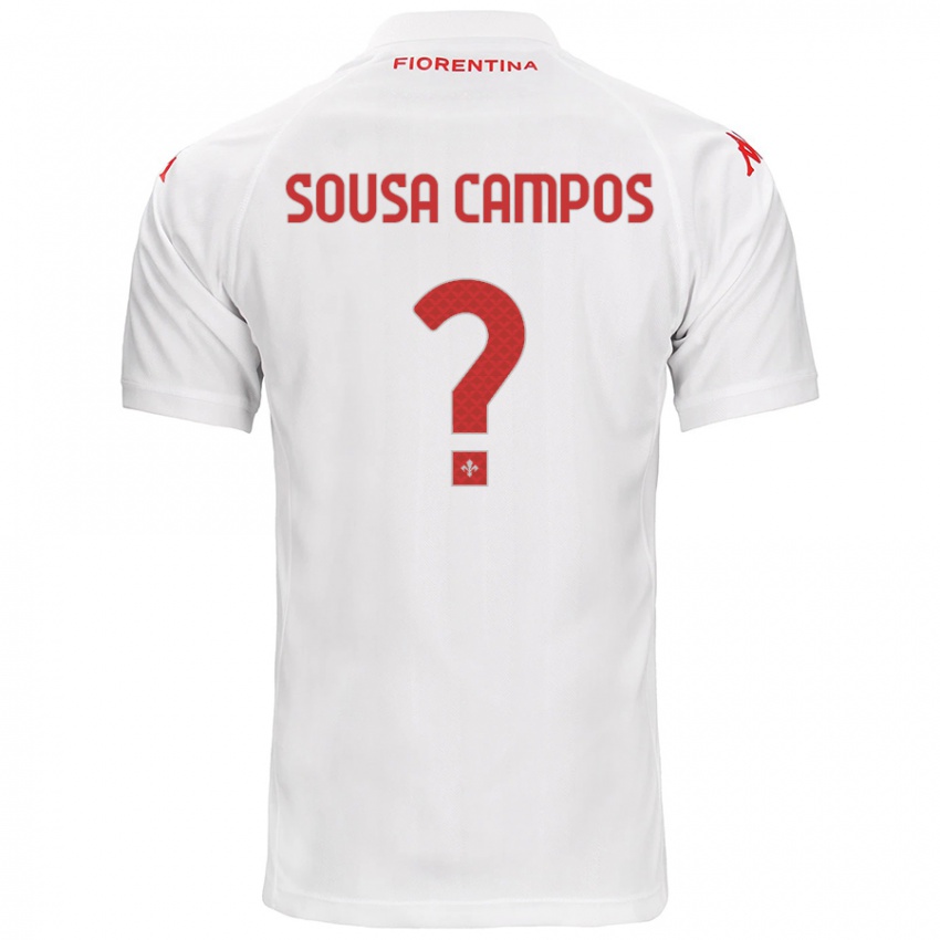 Bambino Maglia Matteo Sousa Campos #0 Bianco Kit Gara Away 2024/25 Maglietta