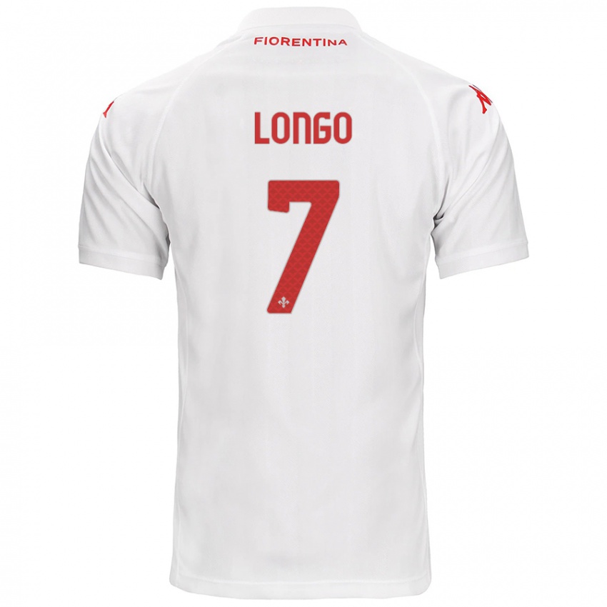 Bambino Maglia Miriam Longo #7 Bianco Kit Gara Away 2024/25 Maglietta