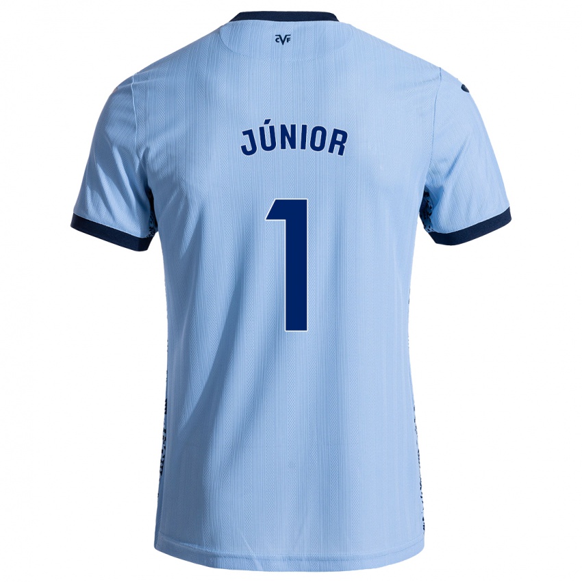 Bambino Maglia Luiz Júnior #1 Azzurro Cielo Kit Gara Away 2024/25 Maglietta