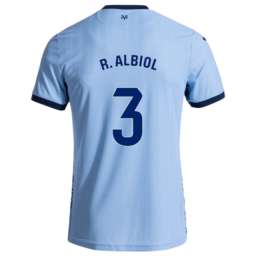 Bambino Maglia Raúl Albiol #3 Azzurro Cielo Kit Gara Away 2024/25 Maglietta