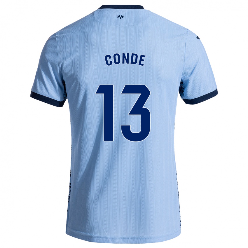 Bambino Maglia Diego Conde #13 Azzurro Cielo Kit Gara Away 2024/25 Maglietta