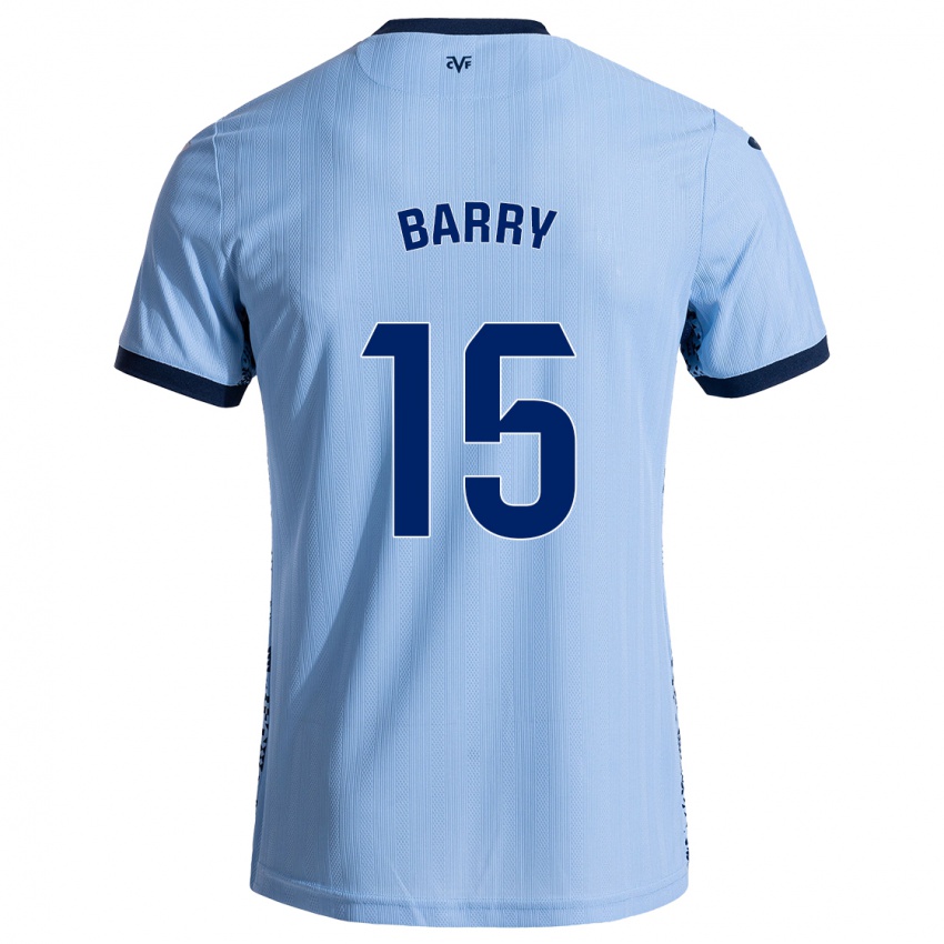 Bambino Maglia Thierno Barry #15 Azzurro Cielo Kit Gara Away 2024/25 Maglietta