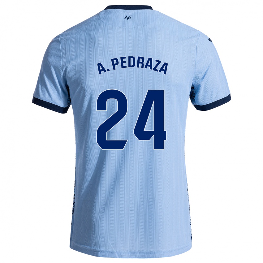 Bambino Maglia Alfonso Pedraza #24 Azzurro Cielo Kit Gara Away 2024/25 Maglietta