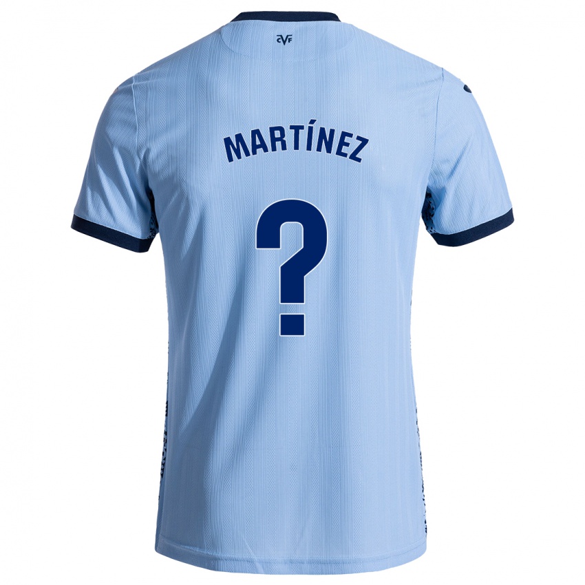 Bambino Maglia Enric Martínez #0 Azzurro Cielo Kit Gara Away 2024/25 Maglietta