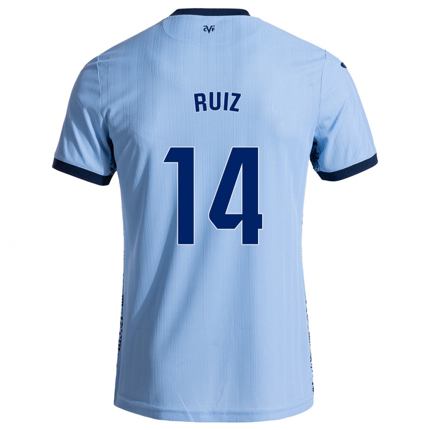 Bambino Maglia Adri Ruiz #14 Azzurro Cielo Kit Gara Away 2024/25 Maglietta