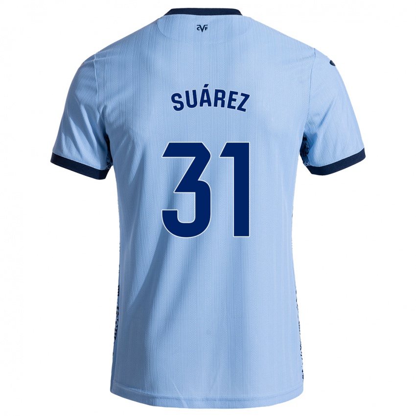 Bambino Maglia Adri Suárez #31 Azzurro Cielo Kit Gara Away 2024/25 Maglietta